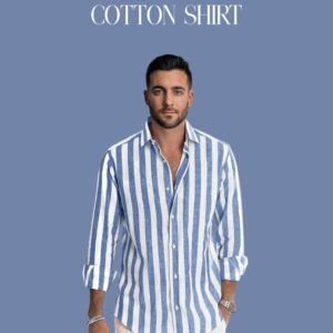 BE ACTIVE Mens Cotton Full Shirt