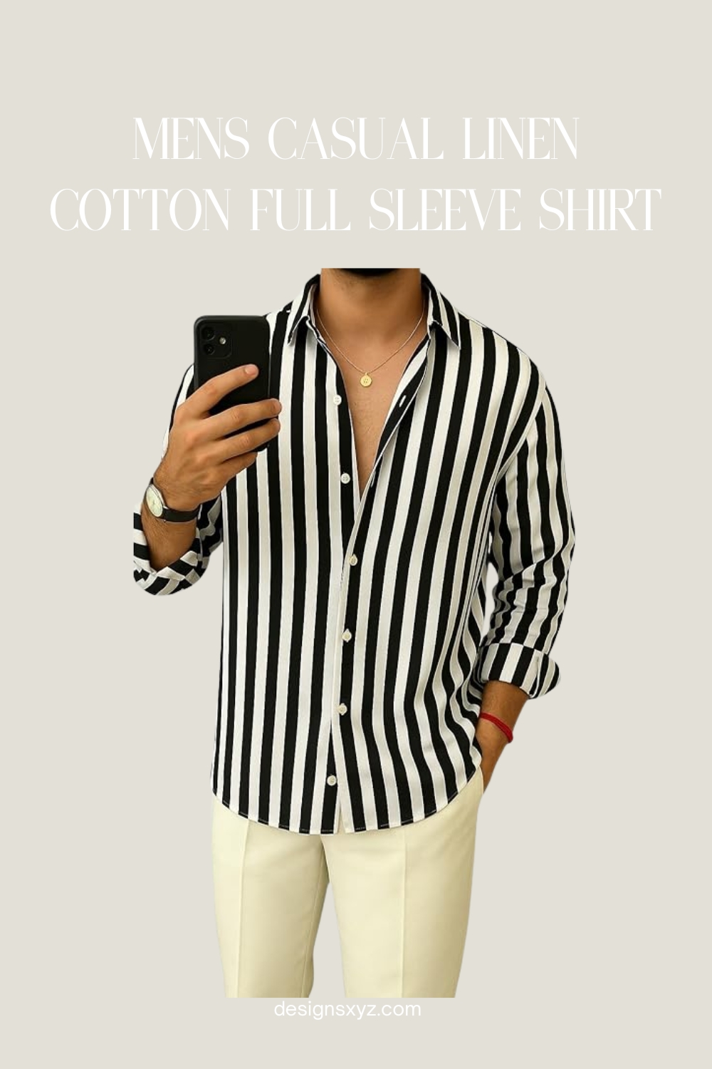 Mens Casual Cotton Shirt