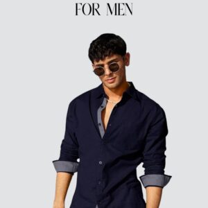 Elevate your wardrobe with the Pinkmint casual shirt for men. This solid purple long sleeve shirt offers a regular fit and a stylish formal look, perfect for office wear meetings or semi formal occasions. Comfortable and versatile, it pairs effortlessly with trousers or jeans for a polished everyday outfit.